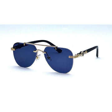 Cartier 23064 Golden Black Sunglasses