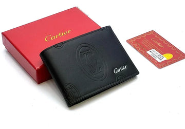 Cartier Black Leather Wallet