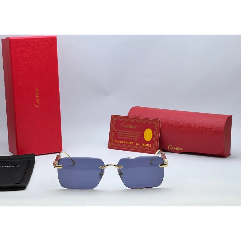 Cartier 3031 Black Gold Sunglasses