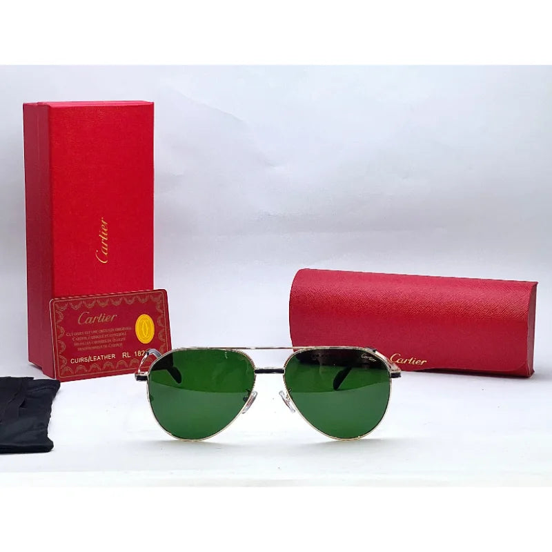Cartier 3031 Black Gold Sunglasses