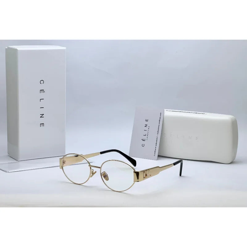 Celine Golden TRIOMPHE Metal Sunglasses