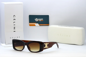 Celine 25002 Brown Gradient Square Sunglasses