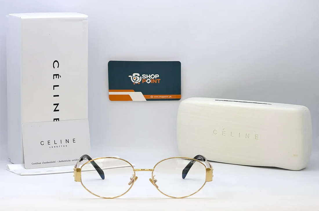 Celine Golden TRIOMPHE Metal Sunglasses