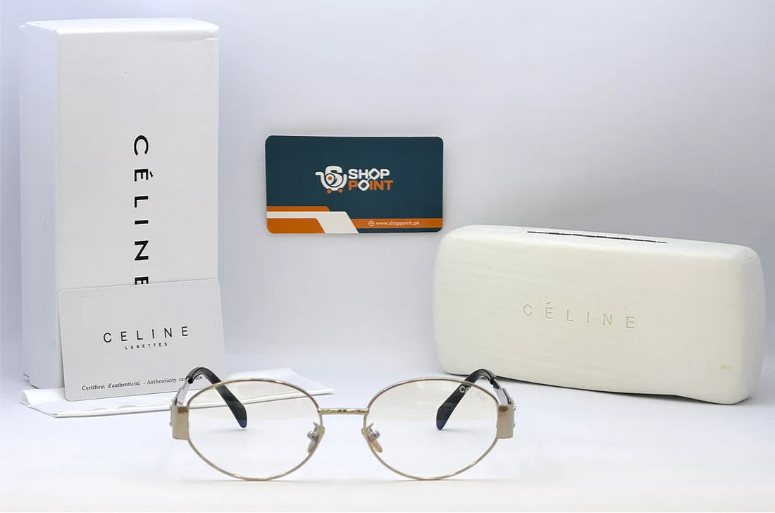 Celine Silver TRIOMPHE Metal Sunglasses