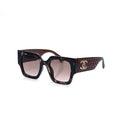 Chanel 8392 Brown Printed Square Sunglasses