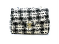 Chanel Mini Ladies Bag White Black Color