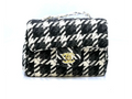Chanel Mini Ladies Bag White Black Lining Color