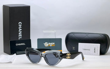 Chanel Grey Cat Eye Sunglasses