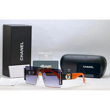 Chanel Oversized Shield Sunglasses