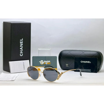 Chanel Round Metal Sunglasses