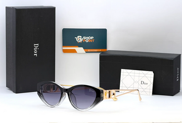 Dior 2531 Black Purple Gradient Cat Eye Sunglasses