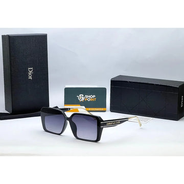 Dior Black Rectangular Sunglasses