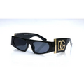 Dolce&Gabbana DG4412 Black With Golden Logo Sunglasses
