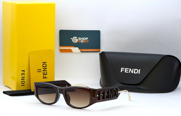 Fendi F30312 Dark Brown Gradient Sunglasses