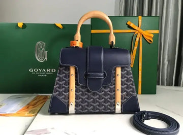 Goyard Saigon PM Handle Bag Black Color