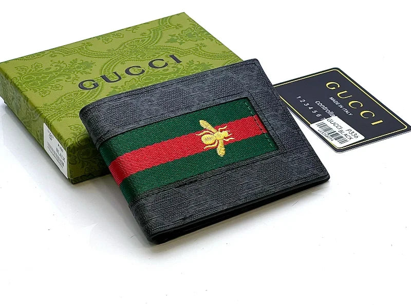 Gucci Black Texture Wallet