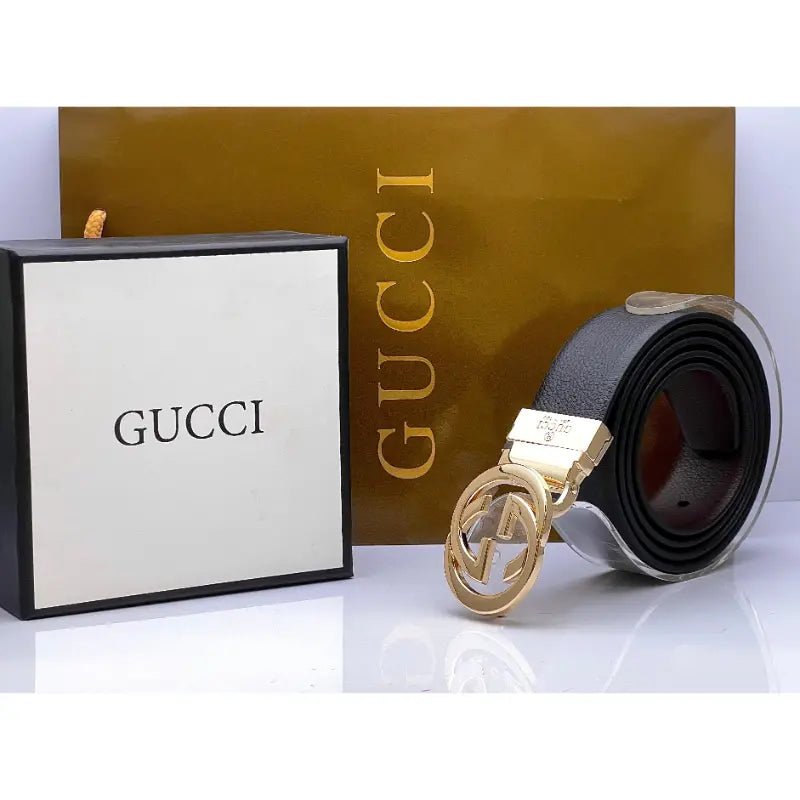 Gucci GG Golden Dual side Belt For Men