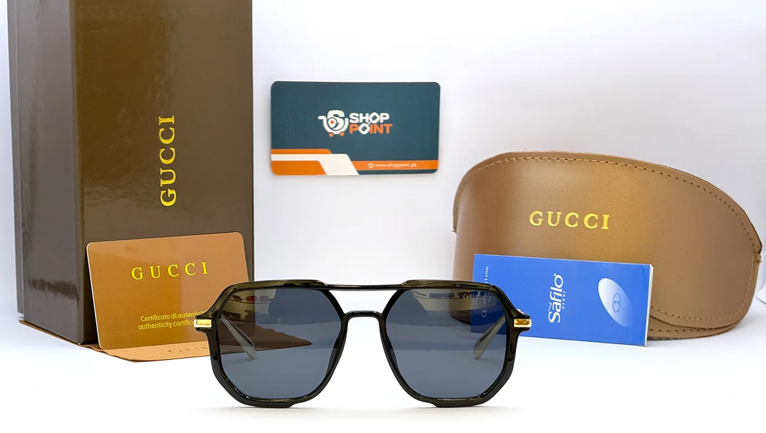 Gucci Black Gradient Sunglasses