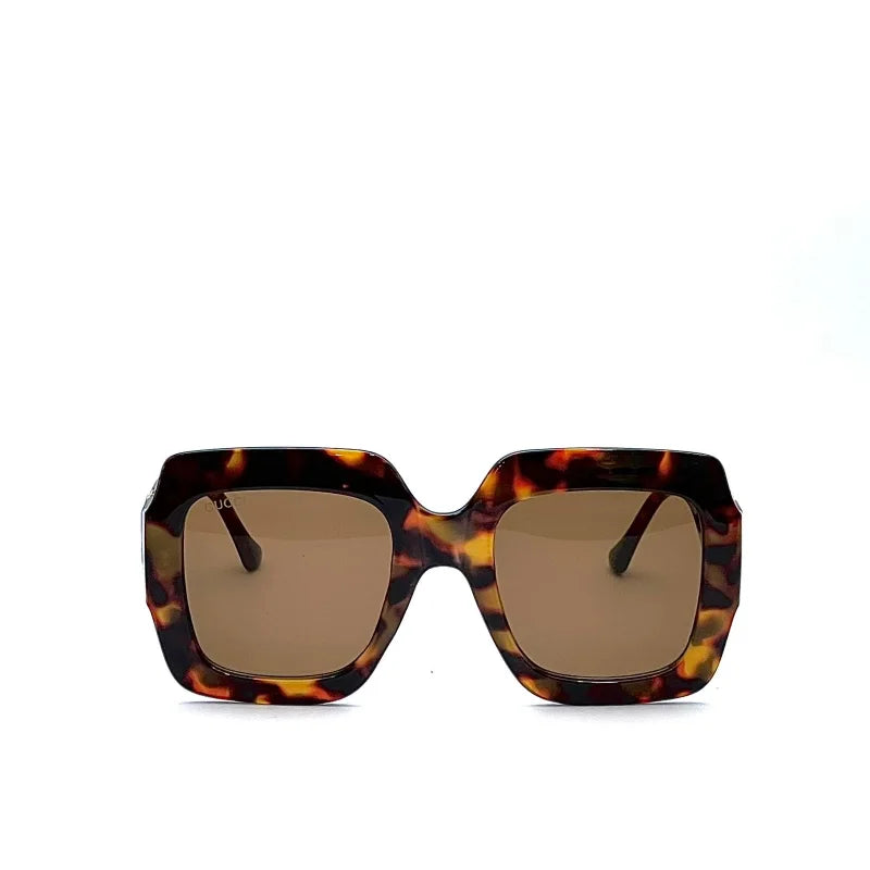 Gucci Brown Oversized Sunglasses