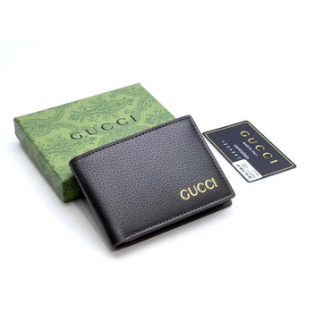 Gucci Brown Texture Wallet For Men