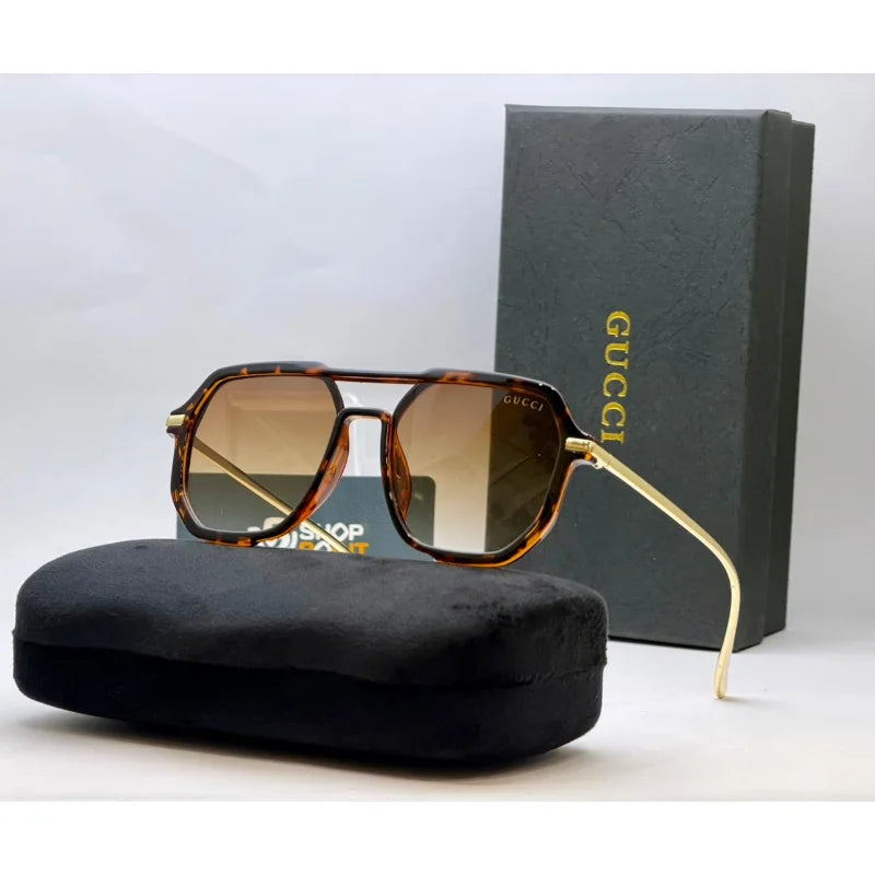 Gucci Brown Tortoise Sunglasses