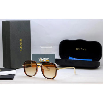 Gucci Brown Tortoise Sunglasses