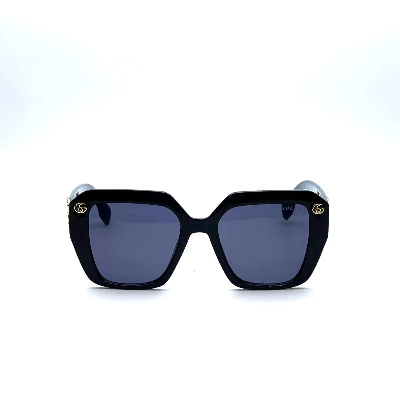Gucci Hexagonal Black Sunglasses