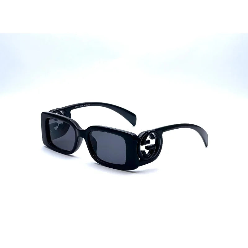 Gucci Rectangular Frame Black Injection Sunglasses