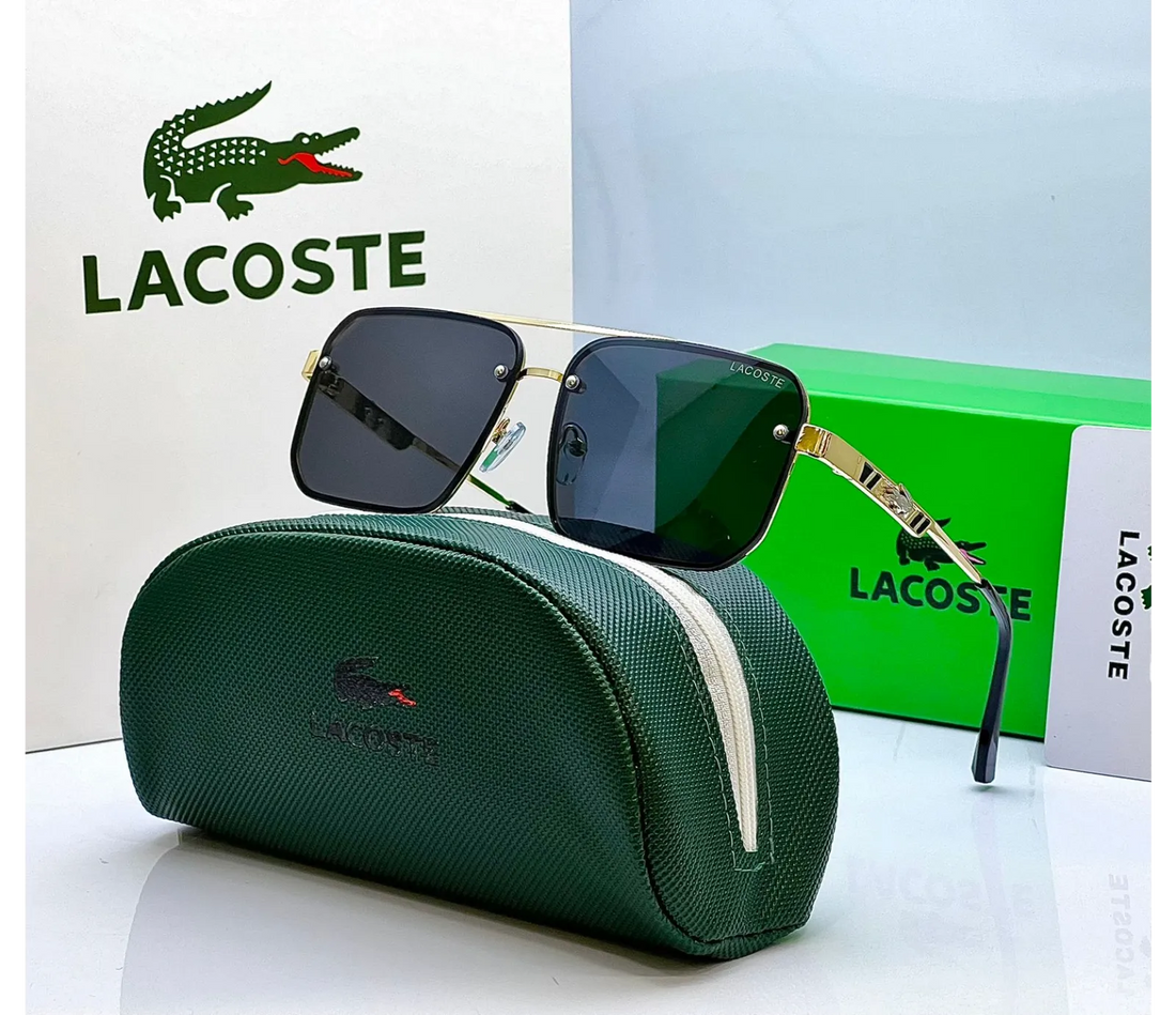 Lacoste 09235 Black Gold Sunglass