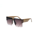 Louis Vuitton 1484 Brown Square Sunglasses