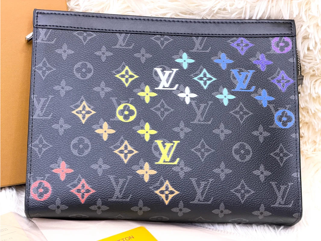 Louis Vuitton Black LV Zip Pouch