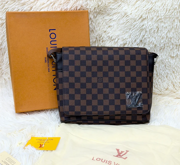 Louis Vuitton Damier Brown Double Compartment Messenger Bag