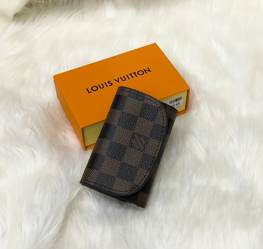 Louis Vuitton Damier Ebene Flap Card Holder for Women
