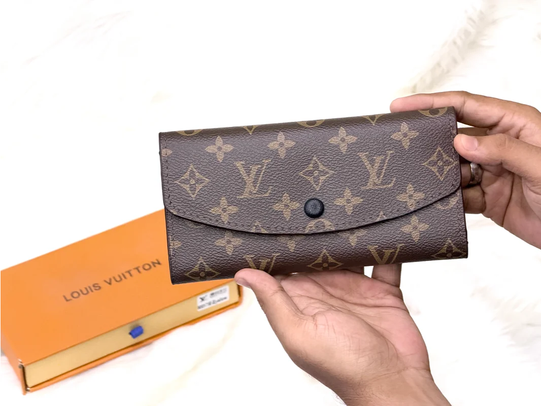 Louis Vuitton Emilie Long Wallet in Classic Monogram Canvas