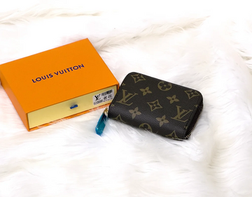 Louis Vuitton Monogram Brown Accordion Zip Card Holder