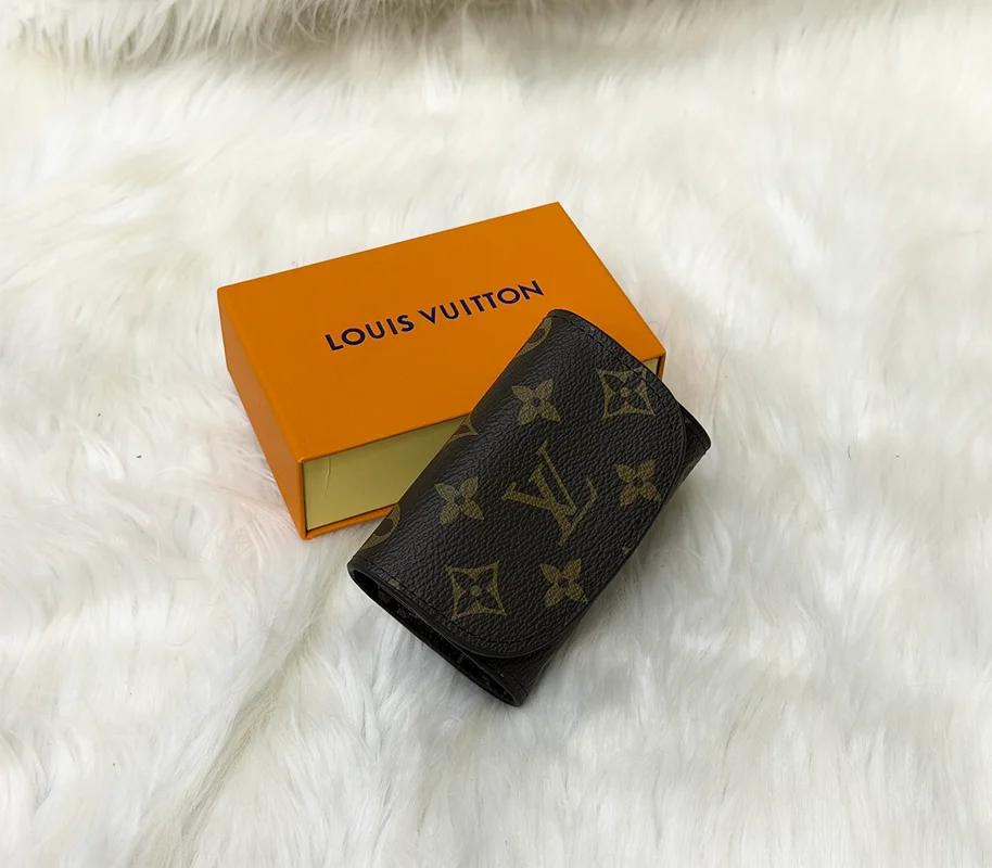 Louis Vuitton Monogram Flap Card Holder for Women