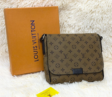Louis Vuitton Monogram Khaki Double Compartment Messenger Bag
