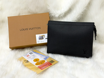 Louis Vuitton Premium Black Hand Carry Pouch