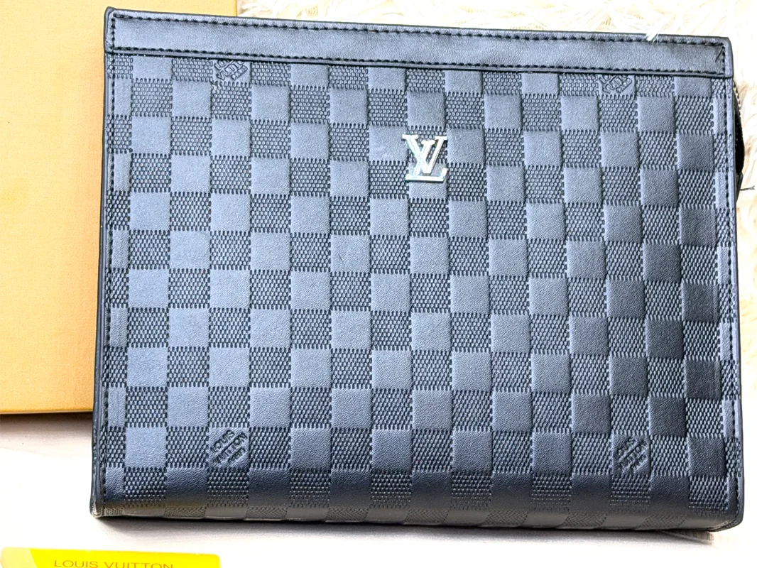 Louis Vuitton Premium Black Hand Carry Pouch