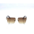 Maybach 228 Golden Brown Rimless Sunglass