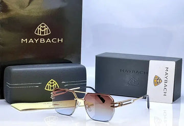 Maybach 2493 Cut Shape Golden Double Color Sunglasses