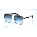 Maybach Silver Green Light Shade Cut Shape Sunglasses