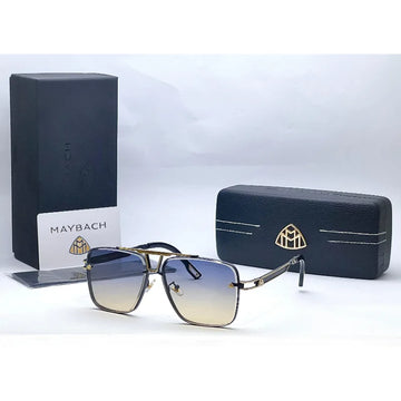 Maybach Square Golden Double Shade Sunglasses