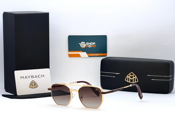 Maybach C-710 Gold Frame Brown Gradient Sunglasses