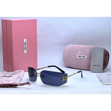 Miu Miu Black Rimless Sunglasses
