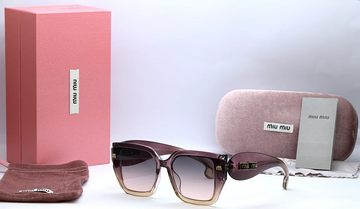 Miu Miu 2332 Transparent Purple Sunglasses