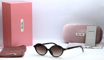 Miu Miu 5519 Black Brown Gradient Sunglasses