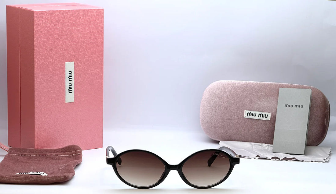 Miu Miu 5519 Black Brown Gradient Sunglasses