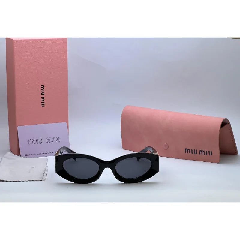Miu Miu Black Gold Sunglasses