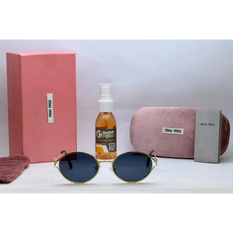 Miu Miu Logo Black sunglasses